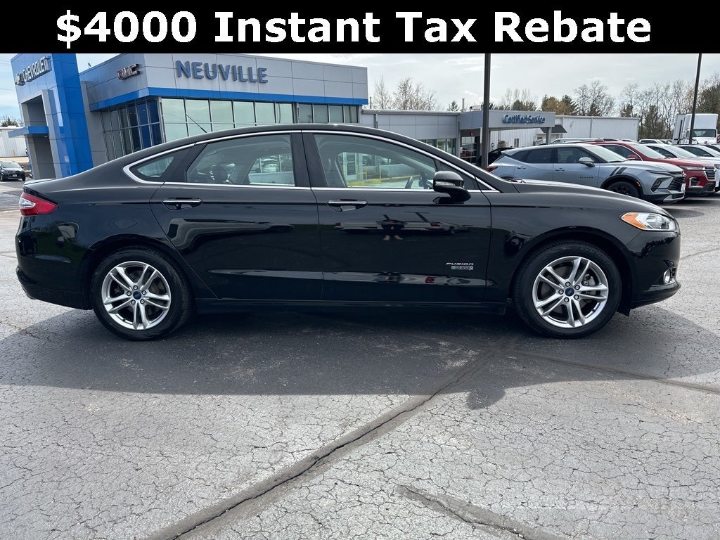 Used 2016 Ford Fusion Energi Titanium with VIN 3FA6P0SU5GR278141 for sale in Waupaca, WI